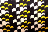 Rainbow Fabrics SS#1: Yellow – White – Black Stretch Silk Satin Stretch Silk Satin