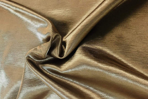 SS: Dark Metallic Gold Satin Shantung # 6