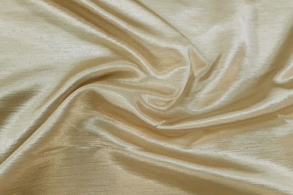 Rainbow Fabrics SS: Metallic Gold Satin Shantung