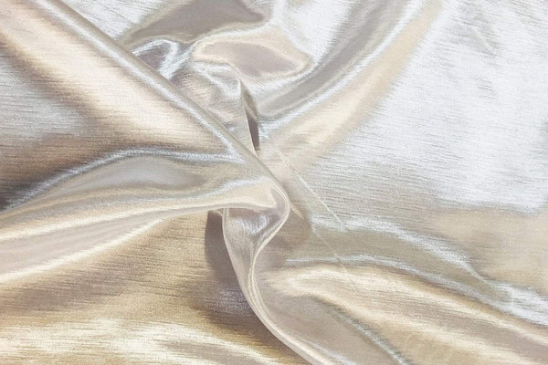 Rainbow Fabrics SS: White Satin Shantung Price per meter