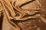 Rianbow Fabrics ST: Brown Golden Texture Satin Polyester Satin