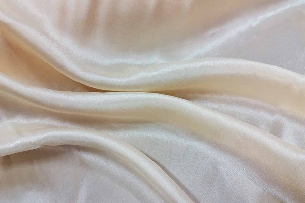 Rianbow Fabrics ST: CreamTexture Satin Polyester Satin