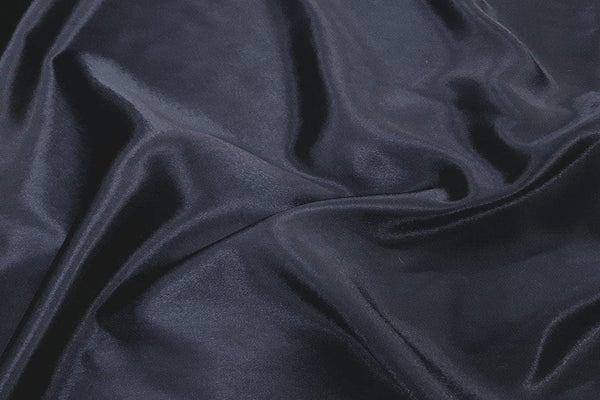 Rianbow Fabrics ST: Dark Navy Texture Satin Polyester Satin