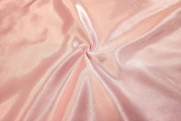 Rianbow Fabrics ST: Light Pink Texture Satin Polyester Satin
