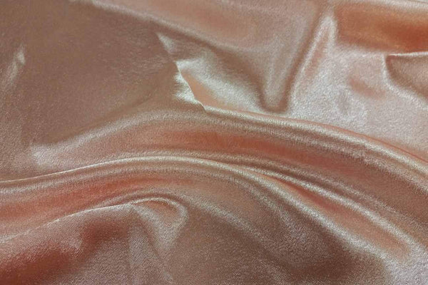 Rianbow Fabrics ST: Peach Texture Satin SOLD OUT Polyester Satin
