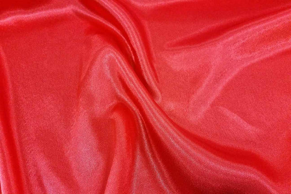 Rianbow Fabrics ST: Red Texture Satin Polyester Satin