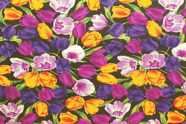 Rainbow Fabrics Tulip Patchwork / Craft Fabric - Design 1 Red Craft Fabric