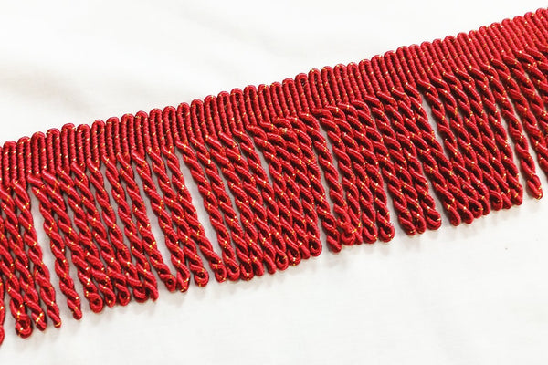 Rainbow Fabrics UT: Upholstery Trim - Glittering Red
