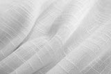 Rainbow Fabrics VC: Crosshatch White Voile Curtain Fabric
