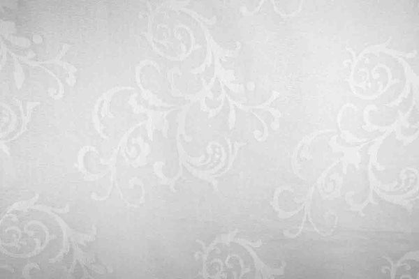 Rainbow Fabrics VC: Floral White Voile Curtain Fabric