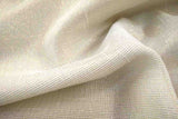 Rainbow Fabrics VC: Metallic Gold/White Voile Curtain Fabric