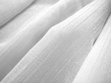 Rainbow Fabrics VC: Shimmer White Voile Curtain Fabric