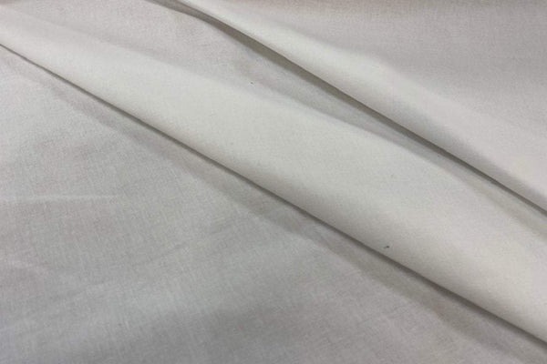 Rainbow Fabrics WC: White Calico - 120cm Wide [OUT OF STOCK]