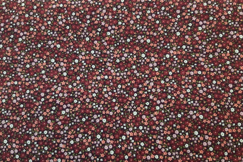 Wild Flower Abstract Patchwork / Craft Fabric