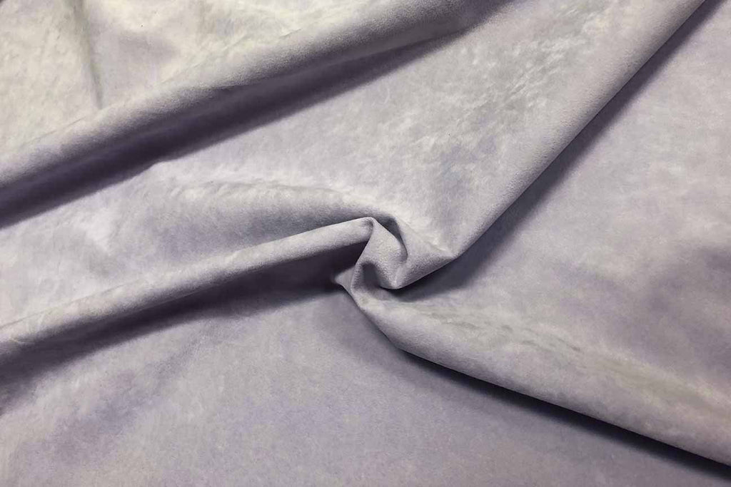 Rainbow Fabrics WU: Light Lilac Suede Waterproof Upholstery - 58