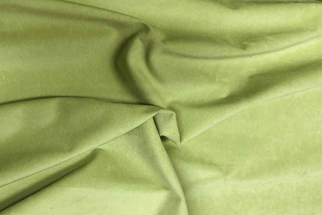 Rainbow Fabrics WU: Lime Suede Waterproof Upholstery - 47