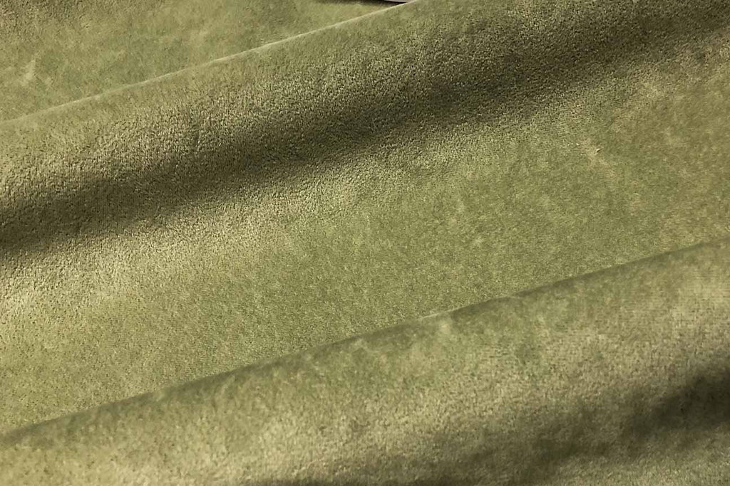 Rainbow Fabrics WU: Olive Suede Waterproof Upholstery - 39