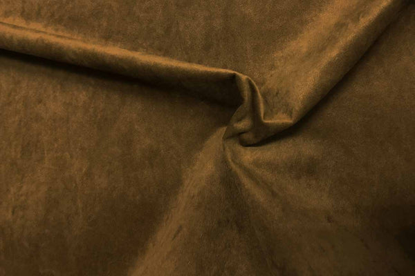 Rainbow Fabrics WU: Yellow Brown Suede Waterproof Upholstery - 57